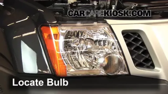 2011 Nissan Xterra S 4.0L V6 Luces Faro delantero (reemplazar foco)